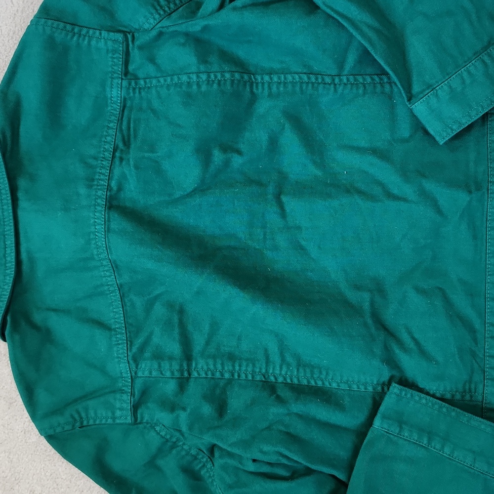 Talbot's Button Front Green Jacket - LP (NWT) - Picture 8 of 8